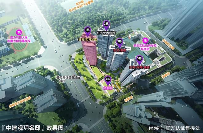 中建观玥名邸地铁口+名校学区+精装交付开