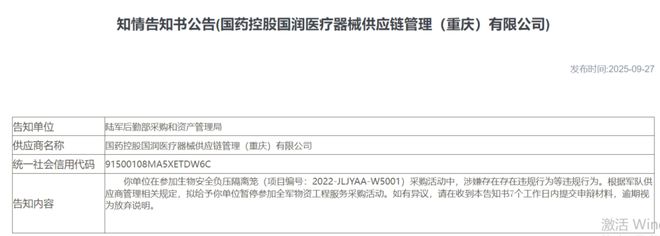 串通投标！国药多家子公司被通报(图2)