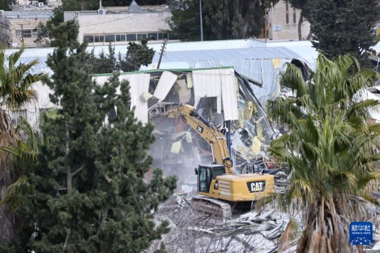 以色列强拆联合国近东救济工程处办公地(图3)