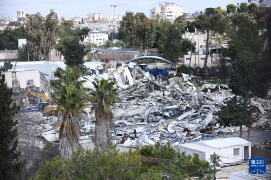 以色列强拆联合国近东救济工程处办公地(图4)